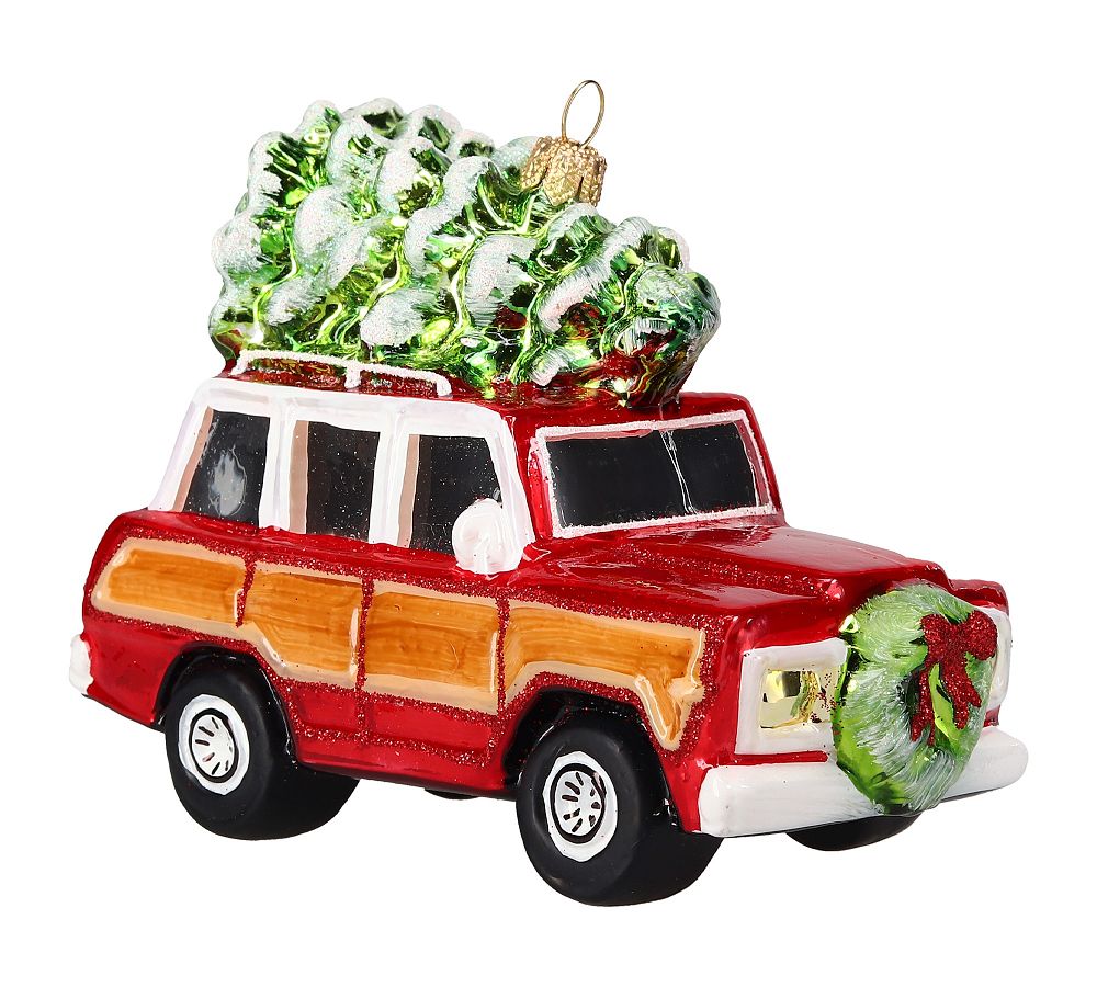 Handmade Heirloom Holiday Jeep Ornament  sgtnighsdesigns