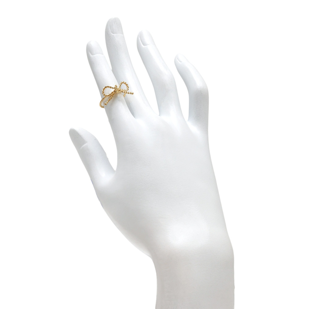 Tiffany & Co. Twist Ribbon Ring 18K Yellow Gold
