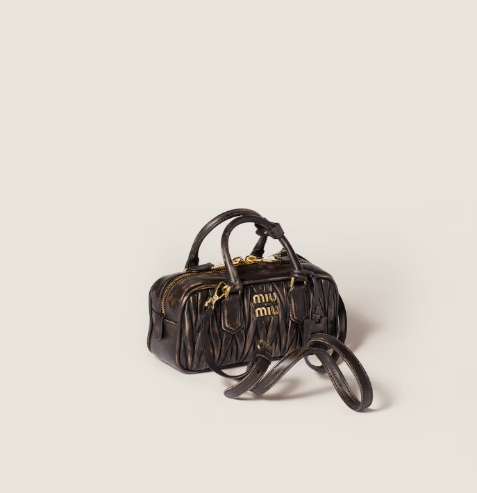 Miu Miu Arcadie matelassé nappa leather bag