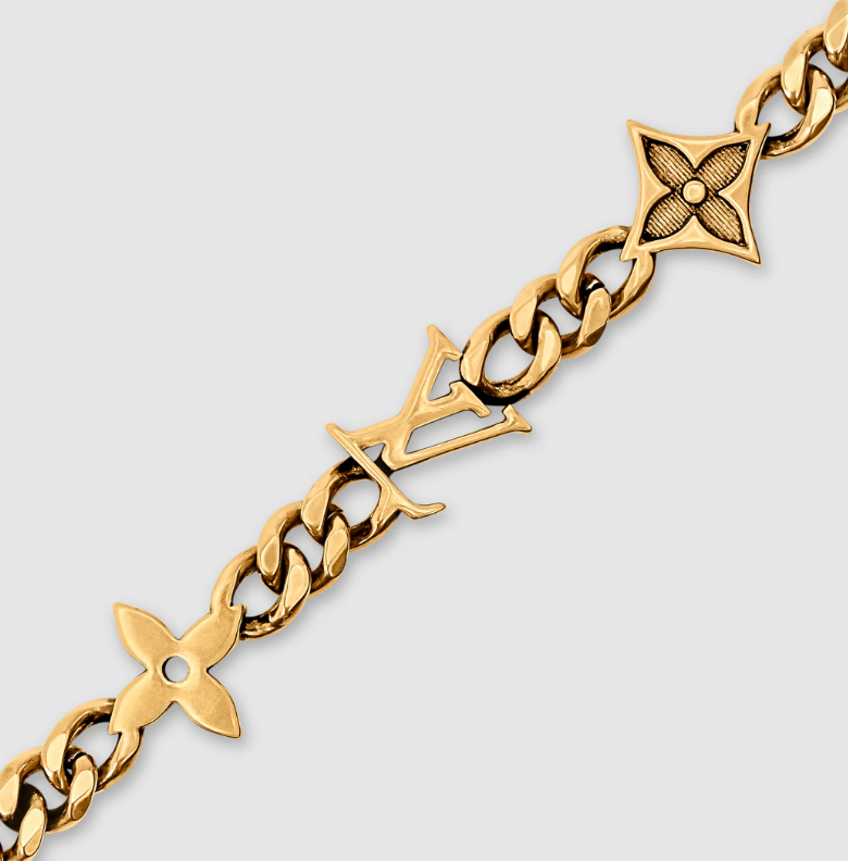 LOUIS VUITTON Monogram Row Bracelet