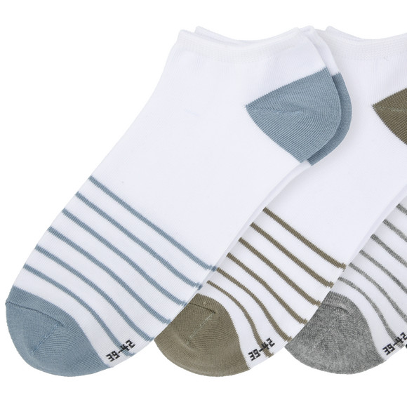 VanVaan 4 Paar Herren Sneaker-Socken mit Streifen