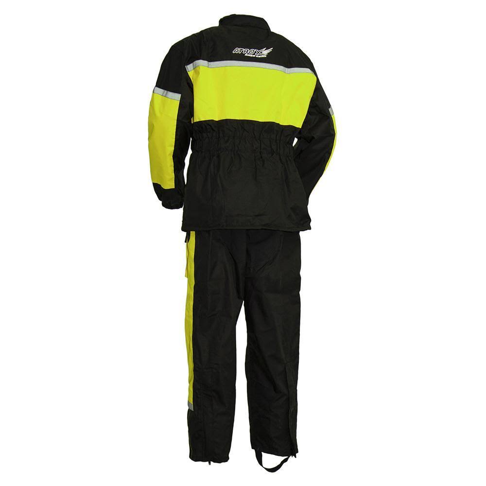 Men&s Motorcycle Rain Suit, Size: Small, Gray