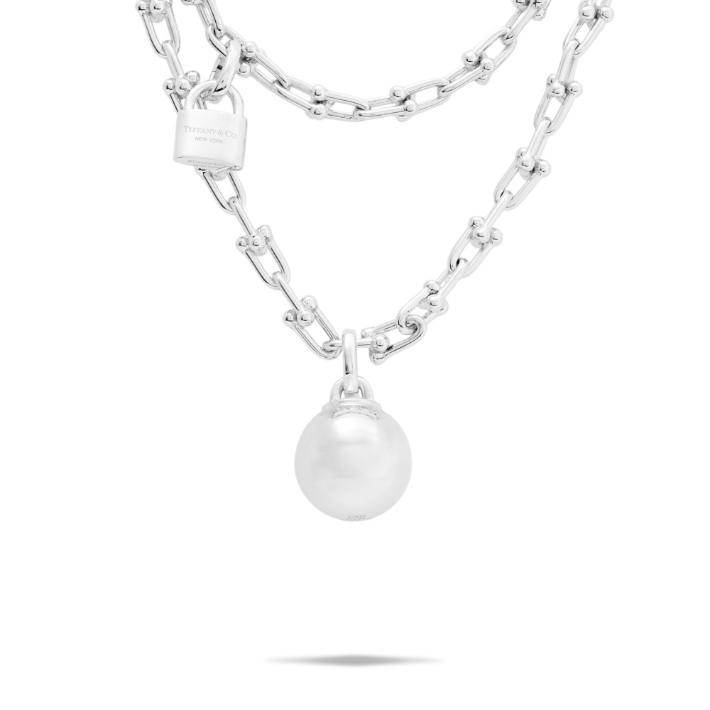 Tiffany & Co. Hardware Wrap Necklace Sterling Silver 60153372
