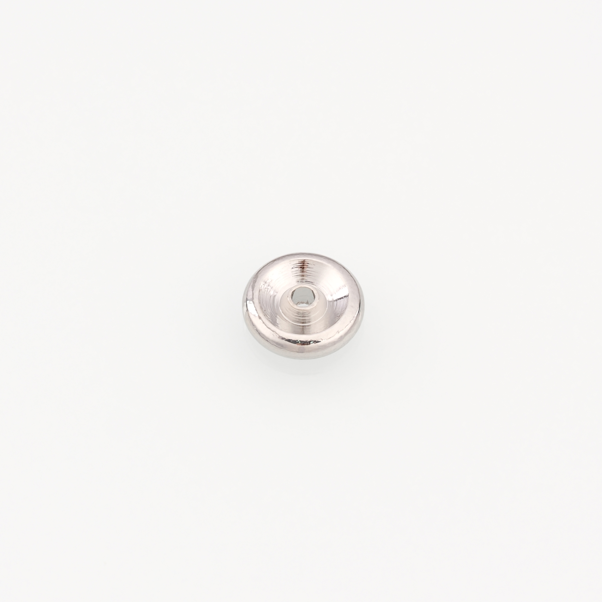 50Pcs 18K Gold Filled Round Flat Spacer Beads,Dainty Round Spacer Beads,DIY Jewelry Making Supply