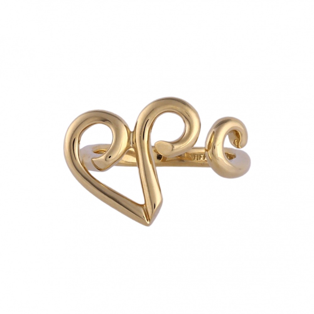 Tiffany & Co. Paloma Picasso Aries Motif Ring 18K Yellow Gold