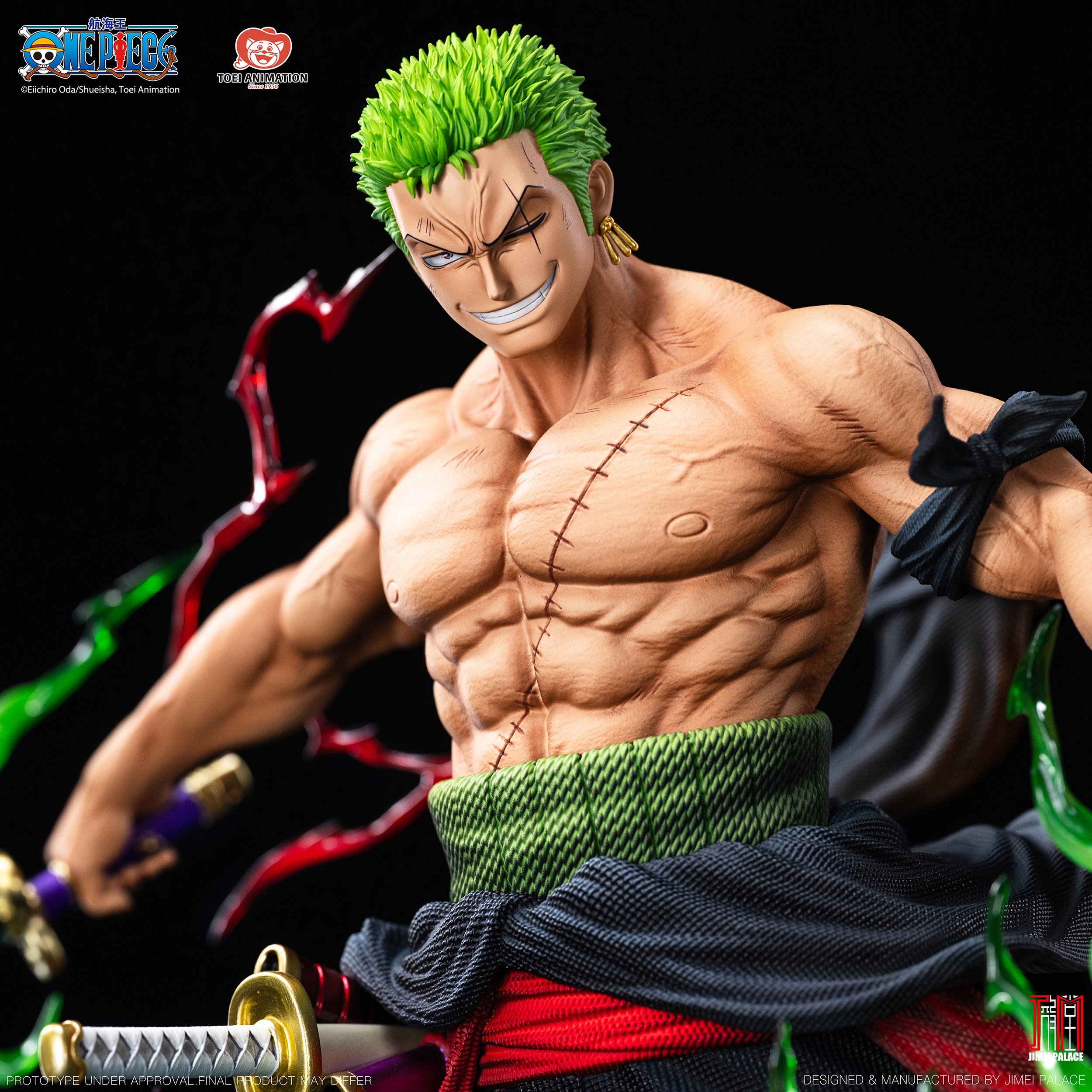 Officially Licensed 《ONE PIECE》Legendary Straw Hat Crew Series RORONOA ZORO 1/6 Collectible Statue