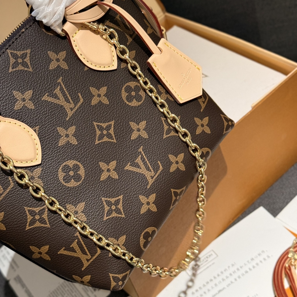 Louis Vuitton Lockit Bb Bag Monogram Brown 16Cm M12019