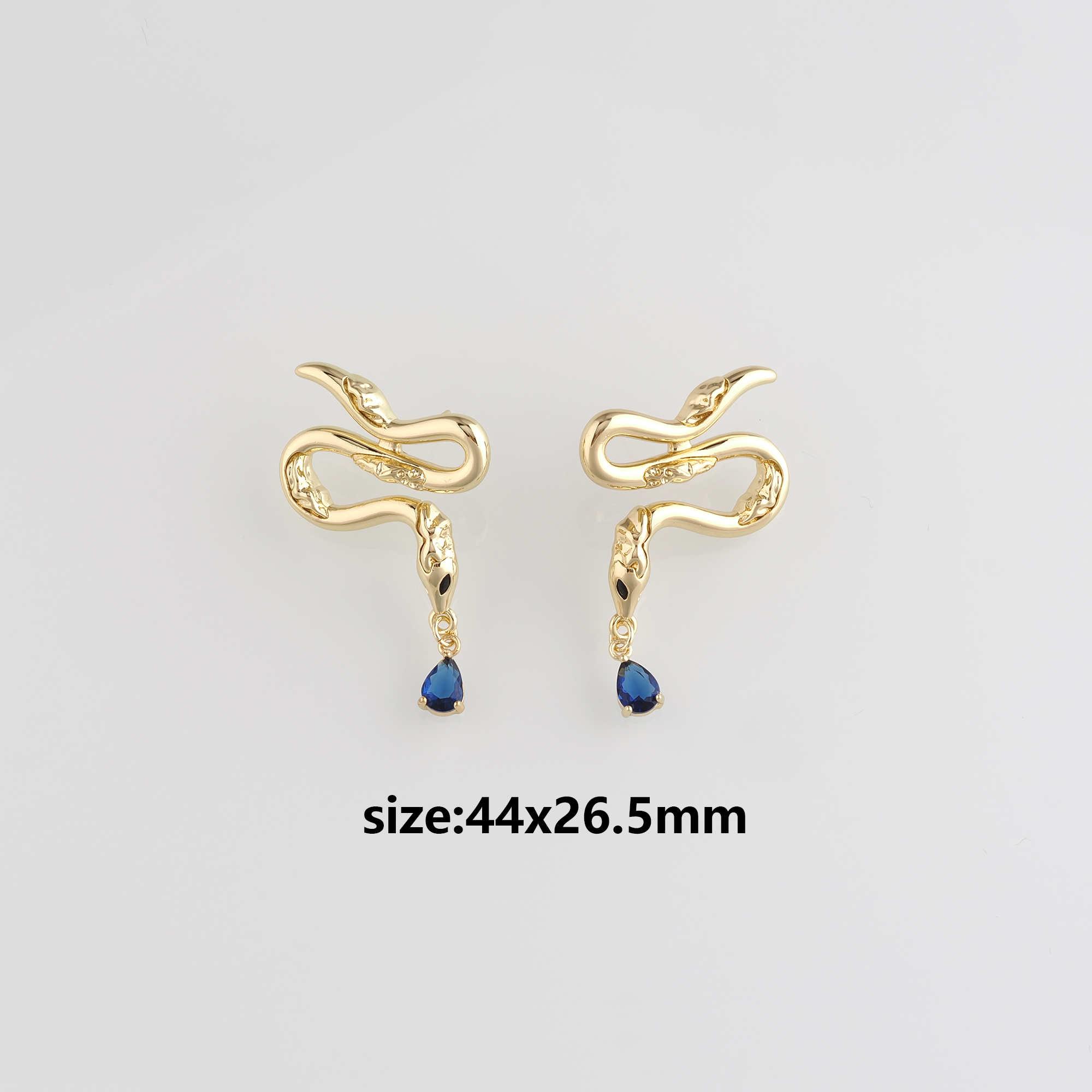 18K Gold Filled Snake Stud Earrings,Dangle Earring,Snake Earrings,Minimalist Earring,Gift for Wife