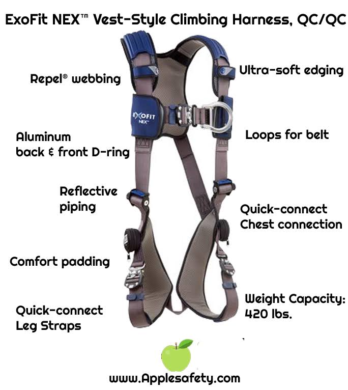 3M DBI-SALA ExoFit NEX Climbing Harness 1113031