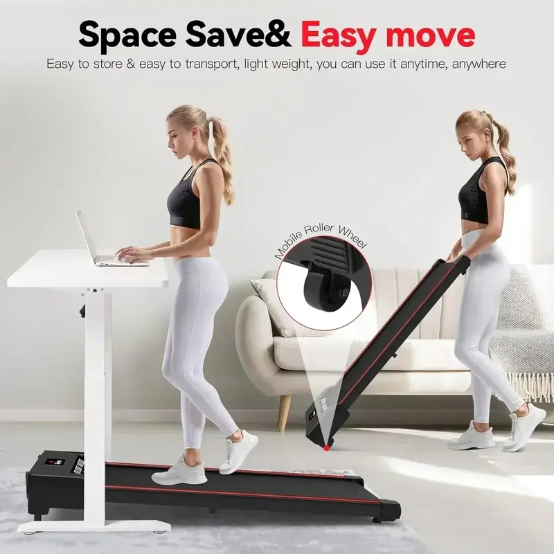 Sperax 3-in-1 Under-Desk Walking Pad – APP-Controlled Vibration & Treadmill Function