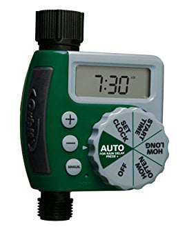 Orbit 91213 One Dial Garden Hose Digital Water Timer – Automatic Lawn Watering