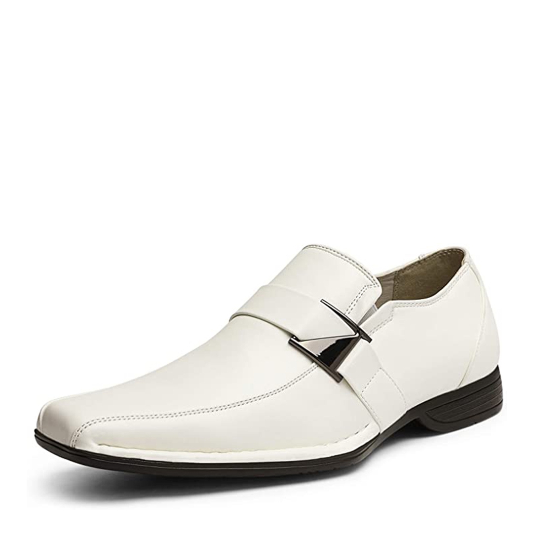 Men's Buckle Strap Dress Loafers