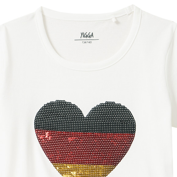 Yigga Mädchen T-Shirt im Fußball-Design