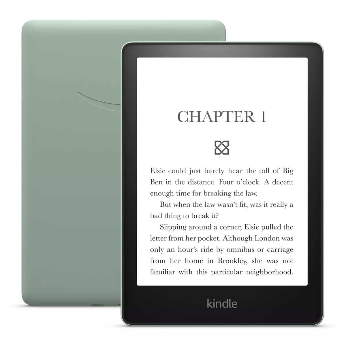 Amazon Kindle Paperwhite 6.8′′ e-Reader with Adjustable Warm Light – Agave Green – 16GB