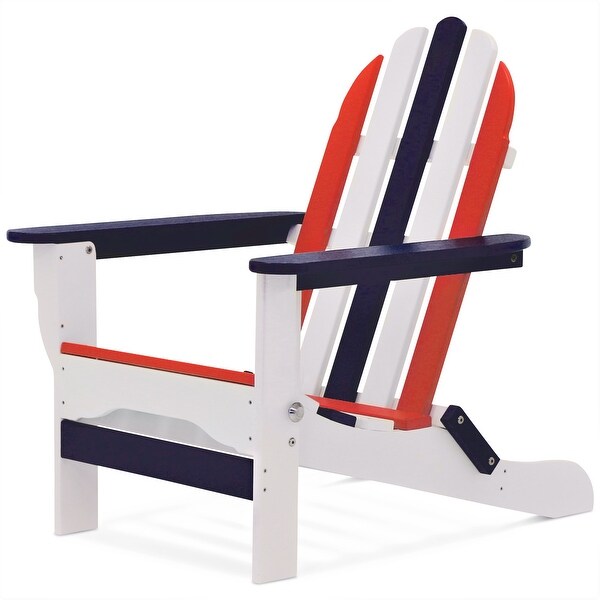 Nelson Recycled Plastic Folding Adirondack Chair by Havenside Home