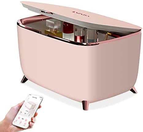 Professional Smart Mini Skincare Fridge 9 Liter - Portable Makeup Refrigerator for Skin Care - Cosmetic Beauty Fridge for Bedroom Desktop