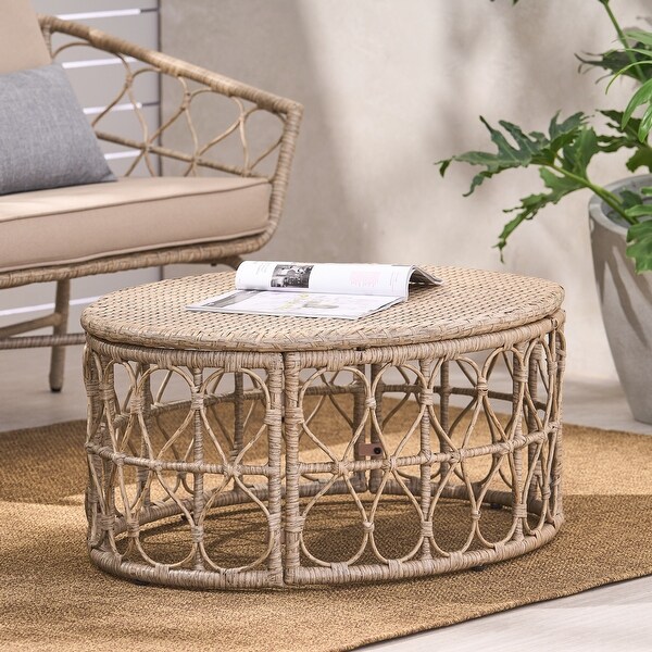 Boho Inspired Style Rattan Bruce Coffee Table