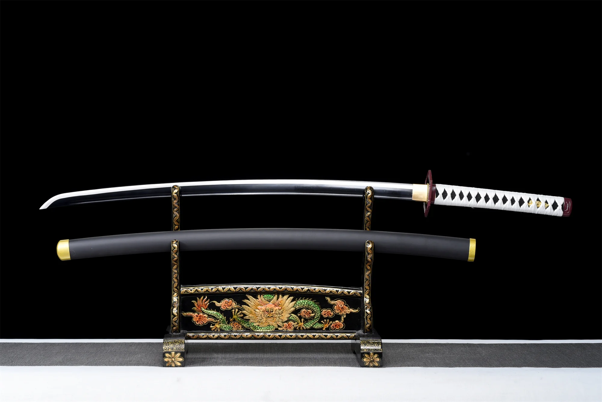 Giyuu Katana – Roasted Black Blade, Full Tang