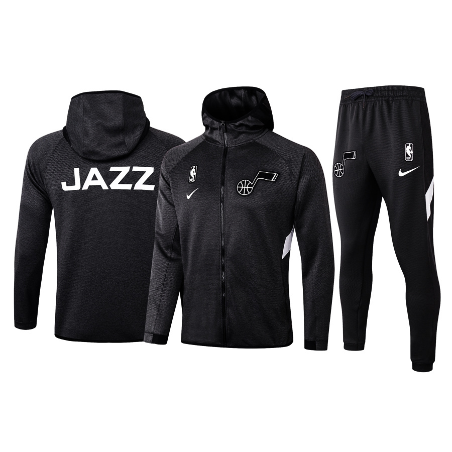 Men's Utah Jazz 2019/20 Showtime Full-Zip Therma Flex Performance Hoodie