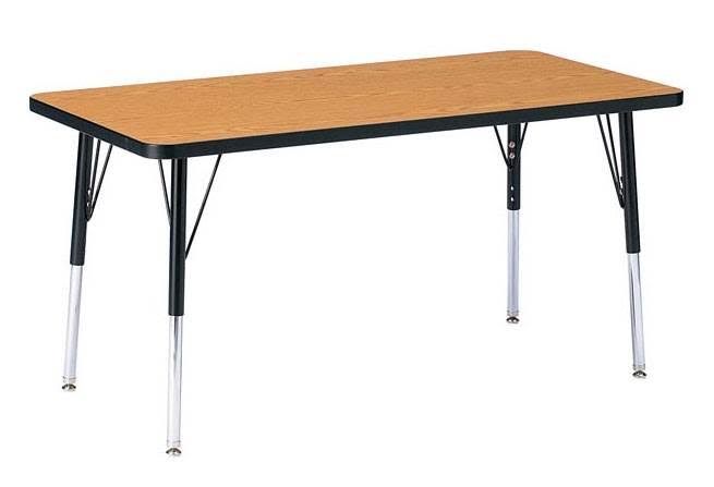 Berries Rectangle Activity Table Adult 30x72x22 Gray