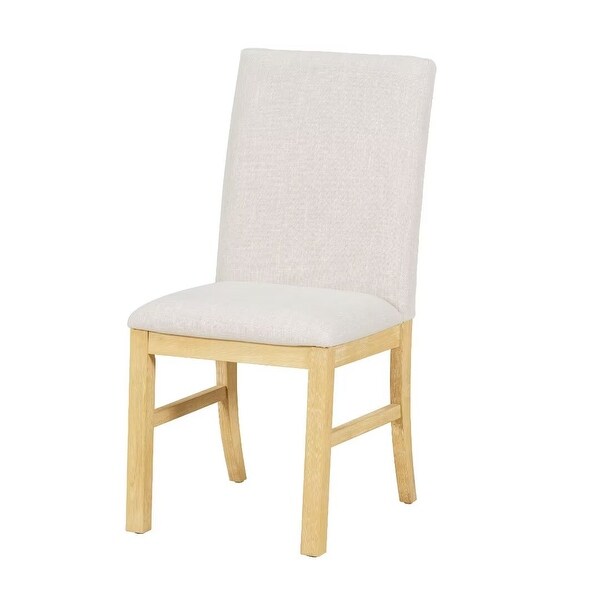 Extendable Dining Table Set,with Butterfly Leaf and6 Upholstered chair