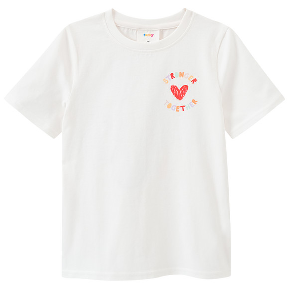 Famy Kinder T-Shirt mit Message-Print