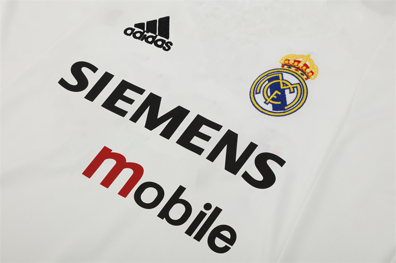 2004/05 Real Madrid Retro Short Sleeves Training Jersey - White 5