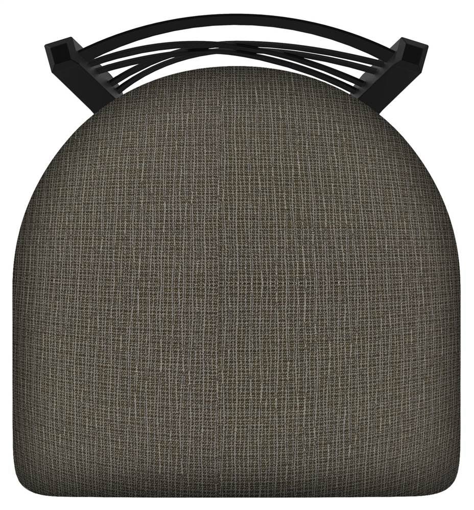 Holland Bar Stool XL 820 Catalina Black Wrinkle Swivel Stool with 25x22 Axis Willow Seat