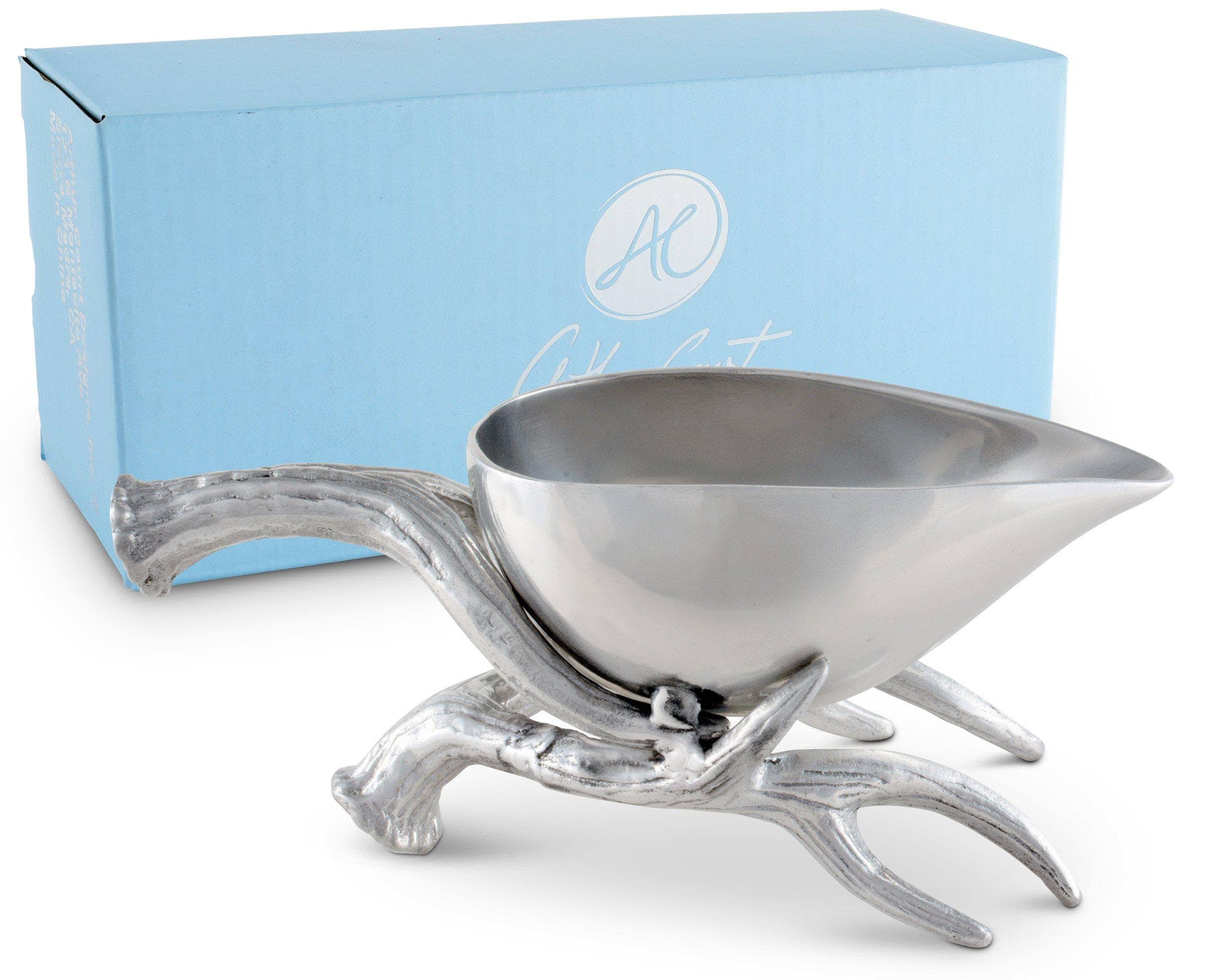Arthur Court Designs Antler Gravy Boat