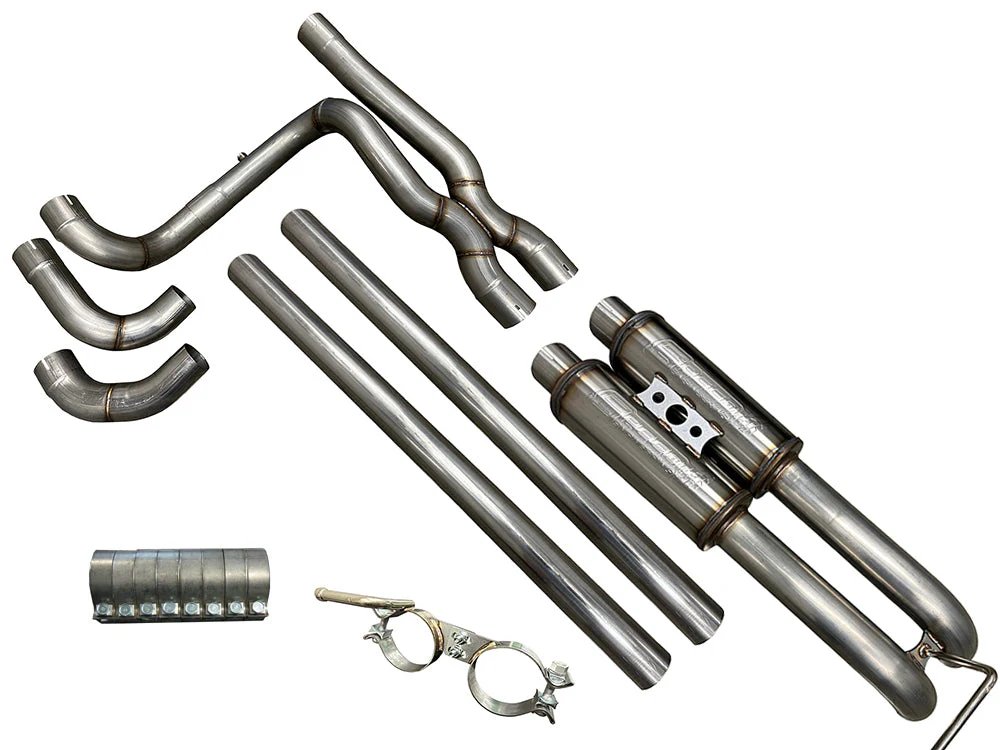 Silverado & Sierra True Dual Exhaust System| 2007-2019 (Crew & Extra Cab) 