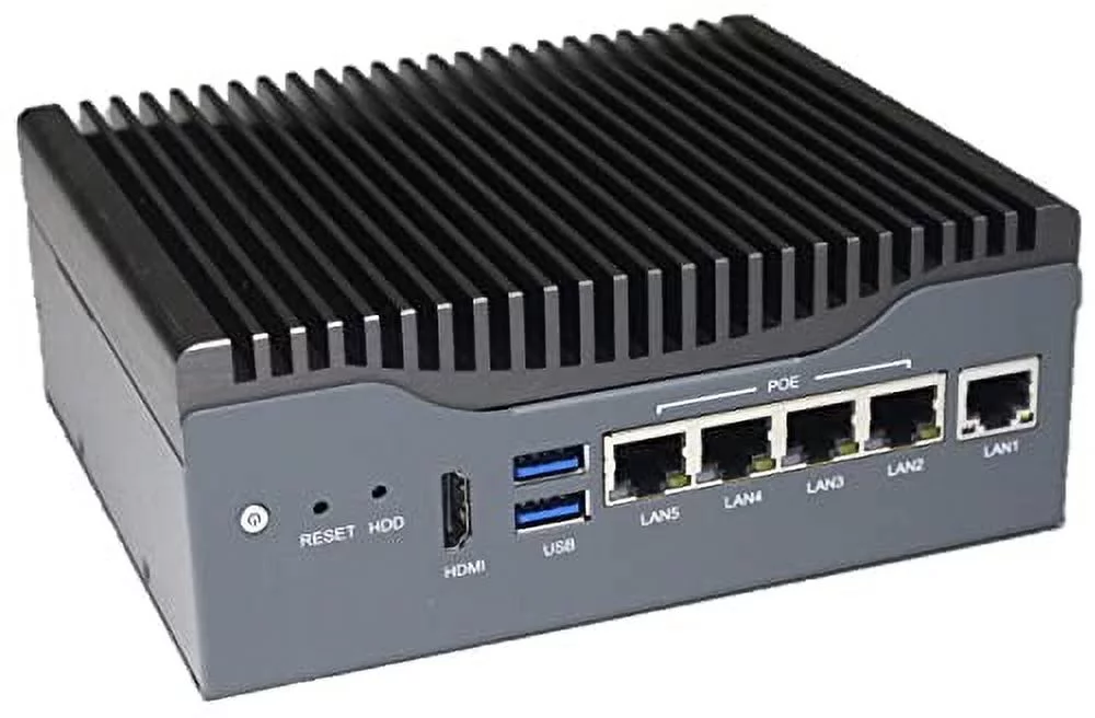 Taitan IPC-6350, Fanless PC,Video Encoder, 4 PoE Ports (60W Sharing), Individual LAN Port Intel® i211 1GbE, Operating Temperature -4°F ~ 158°F (-20°C ~ 70°C)