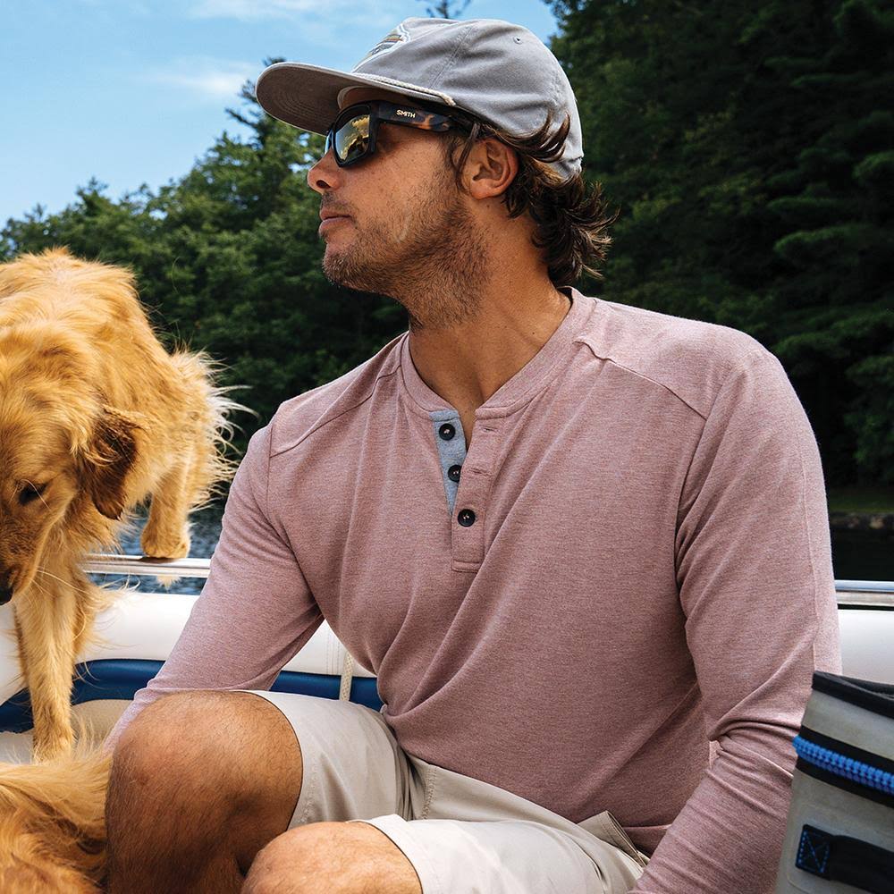 Free Fly Men&s Bamboo Flex Henley S