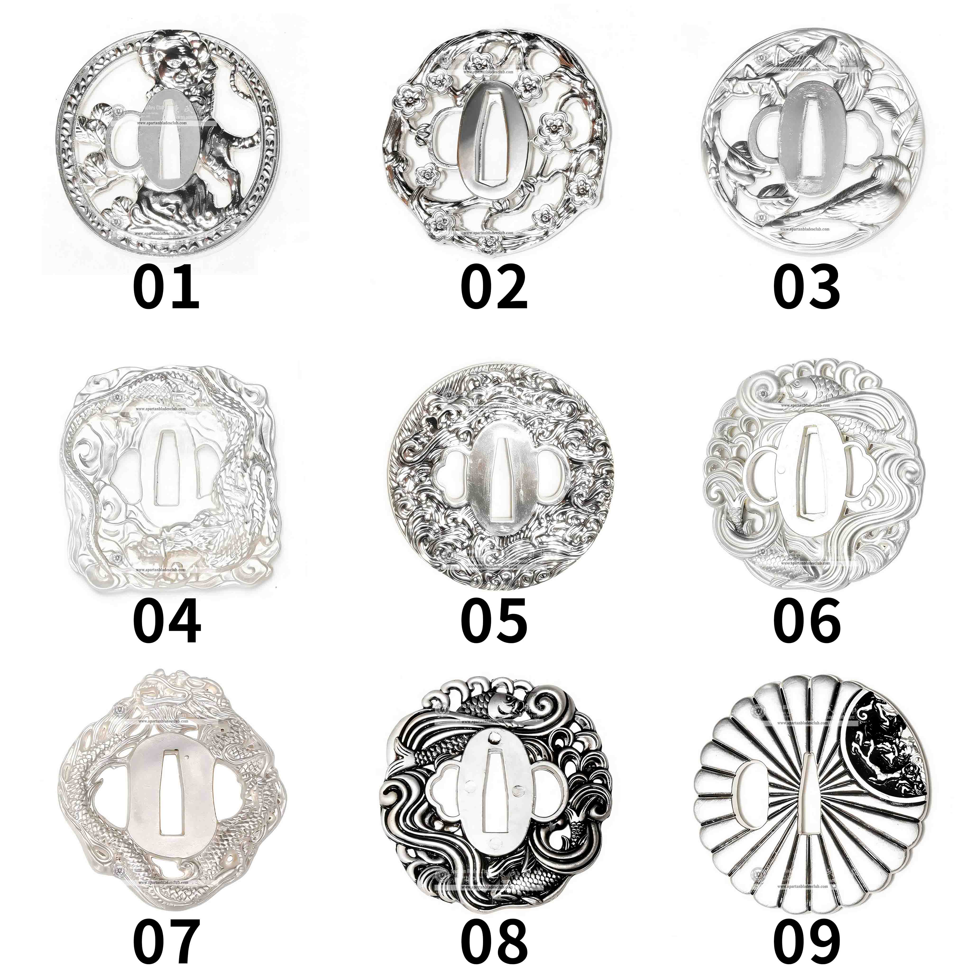 Custom Your Katana | Alloy Tsuba | Spartan Blades Club | CHEN'S SWORDS 1892 - Spartan Blades Club - 陳氏劍莊1892