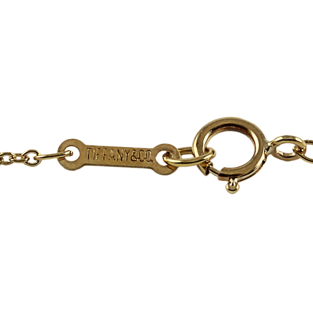 Tiffany & Co. Tiffany Bean Design Elsa Peretti K18YG Yellow Gold Necklace