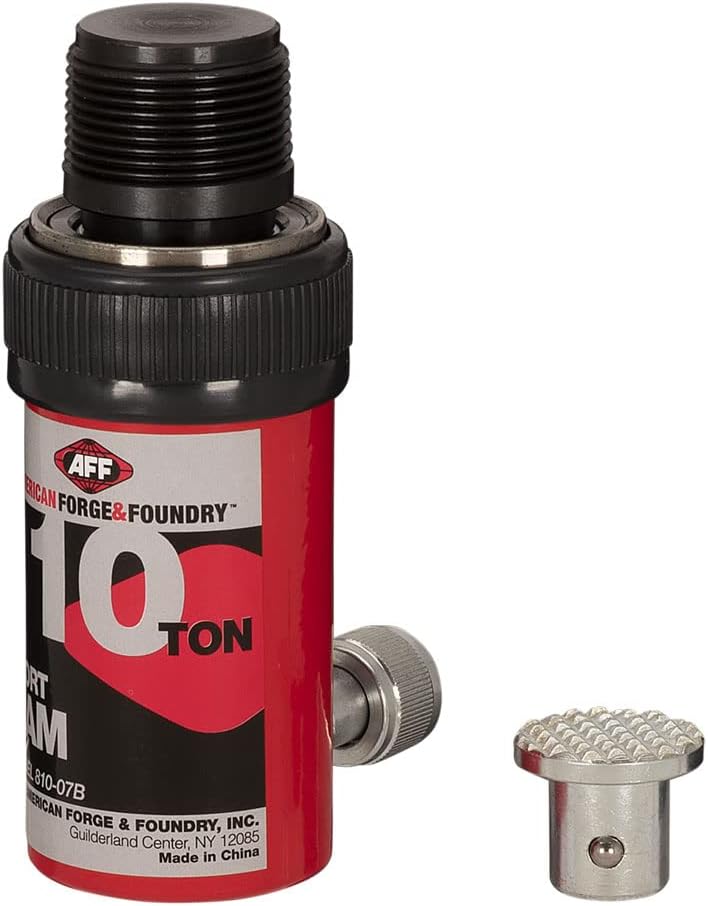 B65115 Black/Red Hydraulic Body Repair 19 Piece Kit - 10 Ton Capacity