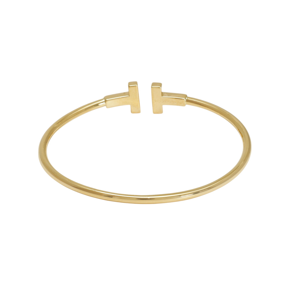 Tiffany & Co. Tiffany T Narrow Bracelet 18K Yellow Gold 60010766