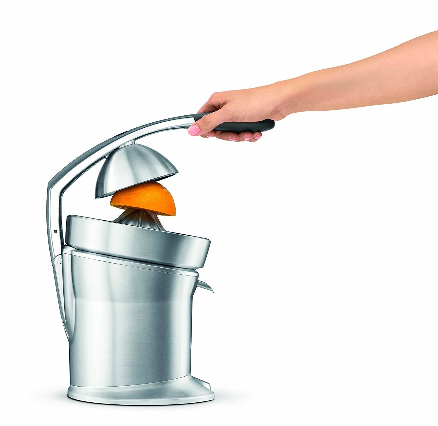Breville 800cpxl Die-Cast Stainless-Steel Motorized Citrus Press