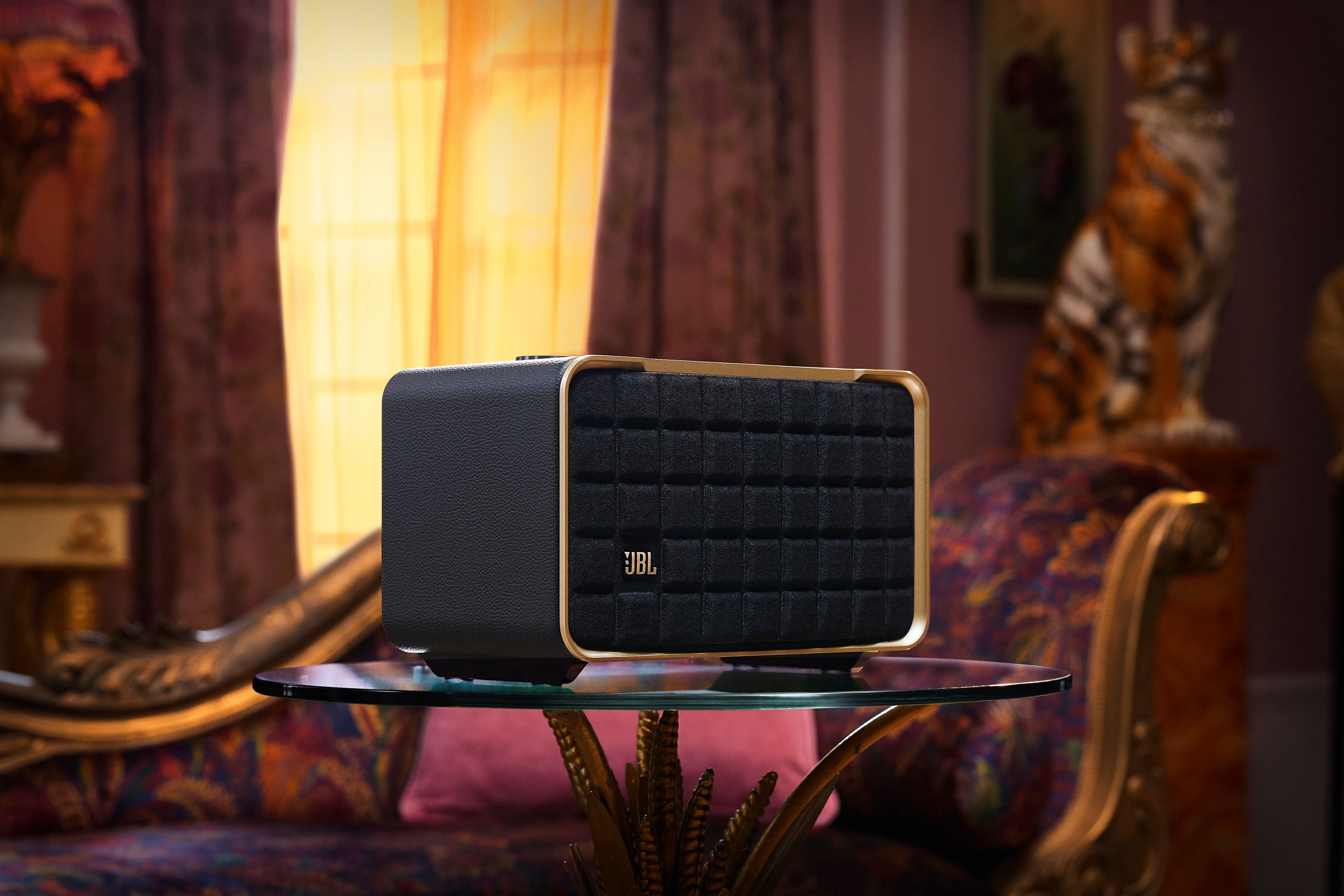 JBL - Authentics 200 Smart Home Speaker - Black