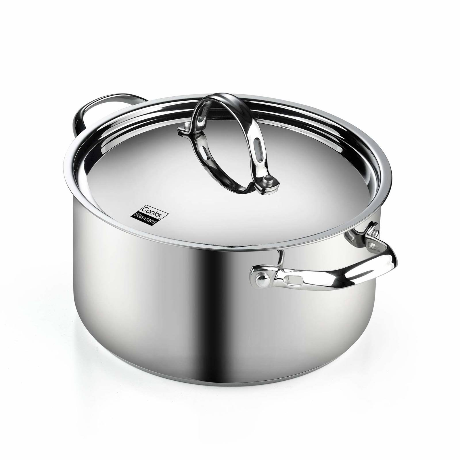 Cooks Standard 02631 Classic 10 Piece Stainless Steel Cookware Set, Silver