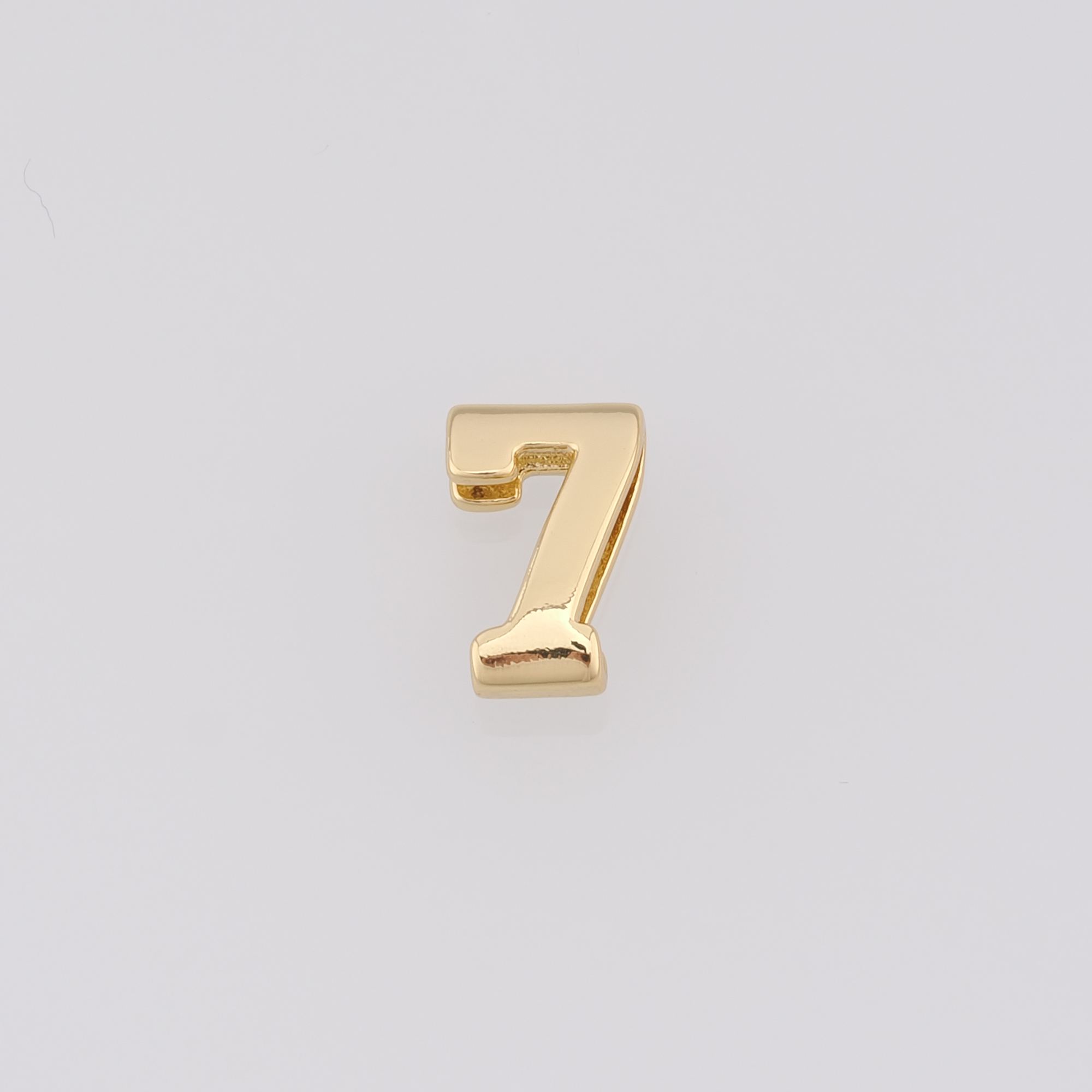 18K Gold Filled Number Spacer Beads,Dainty Number Spacer Beads,DIY Jewelry Making Supply