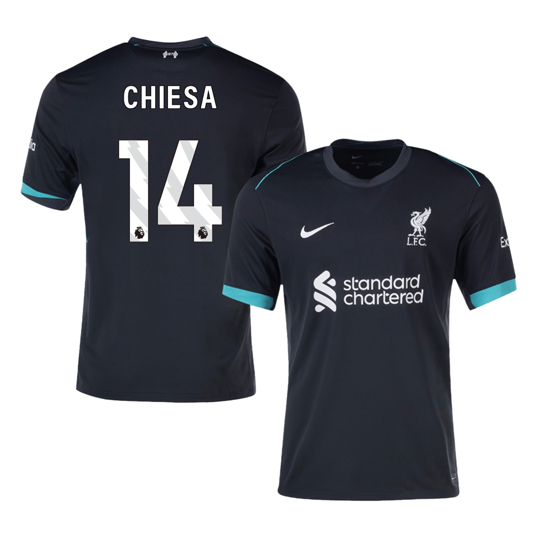 CHIESA #14 Liverpool Away Soccer Jersey