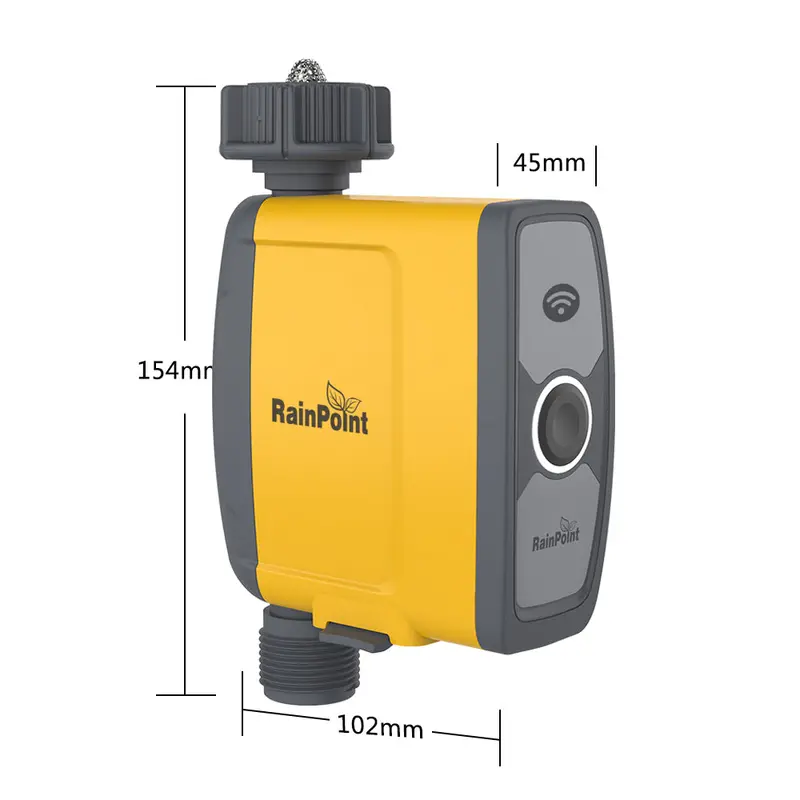 RAINPOINT WiFi Sprinkler Timer Smart Water Timer – Timer Only, Must be Used with WiFi Hub, 2.4Ghz WiFi Only