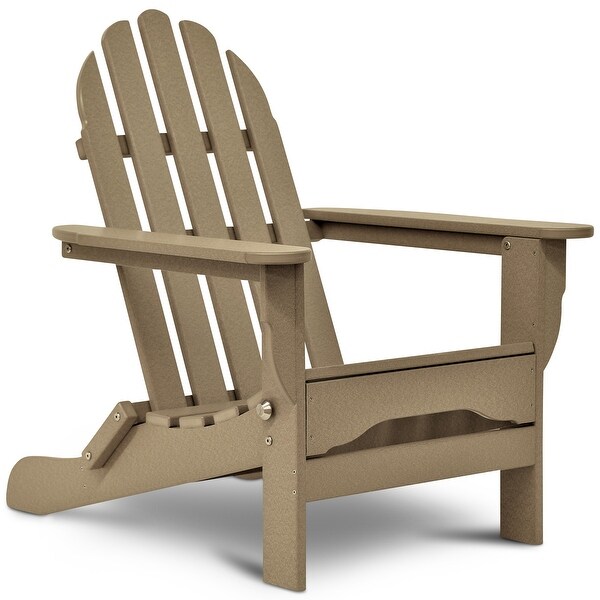 Nelson Recycled Plastic Folding Adirondack Chair by Havenside Home