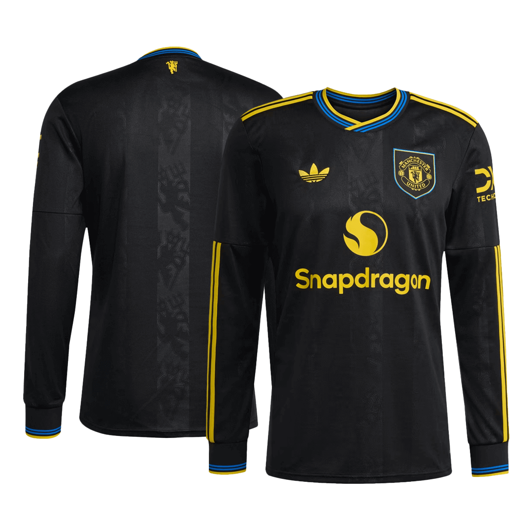 Manchester United Third Away Long Sleeve Jersey 2025/26