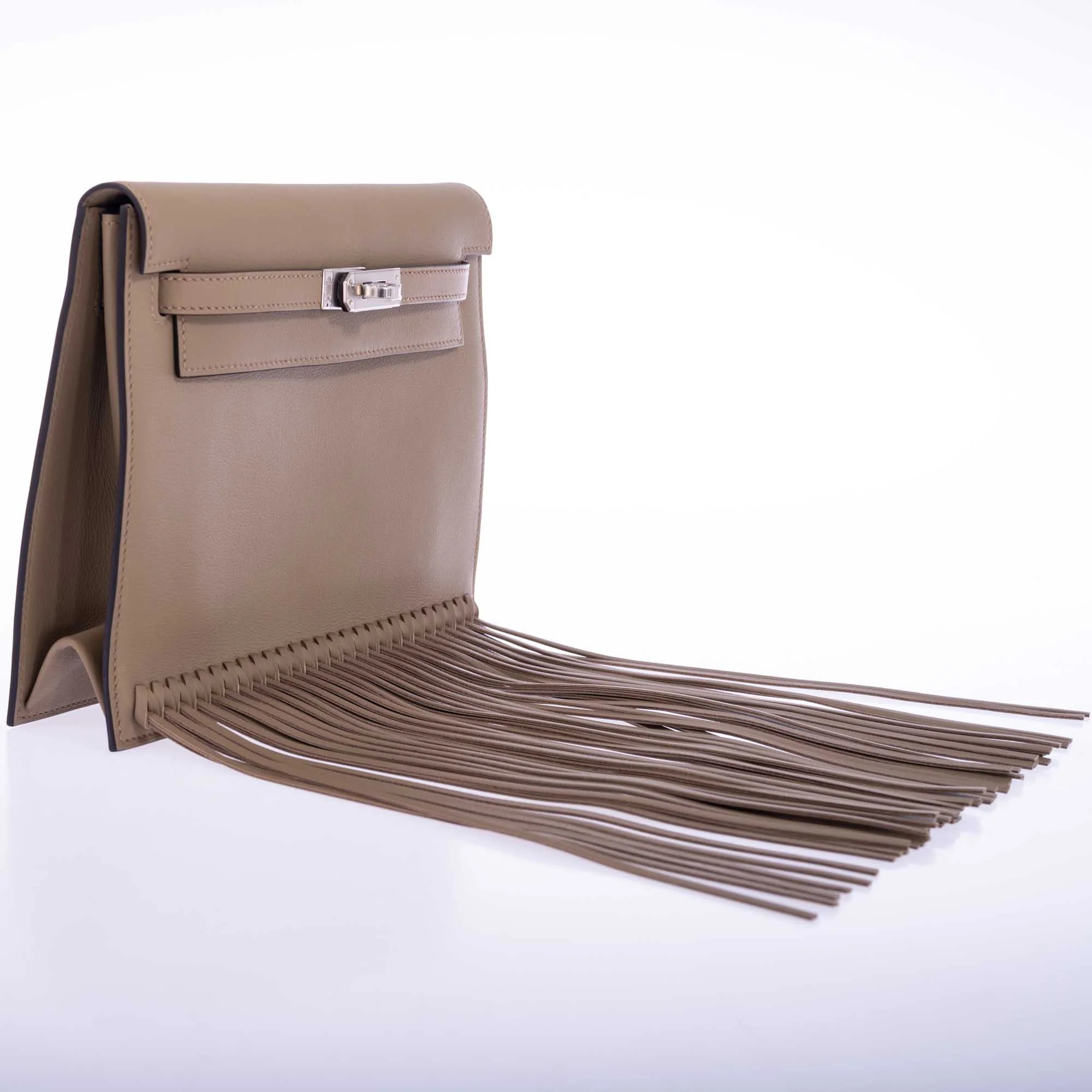 Hermès Kelly Danse Fringe Marfa Swift Palladium Hardware