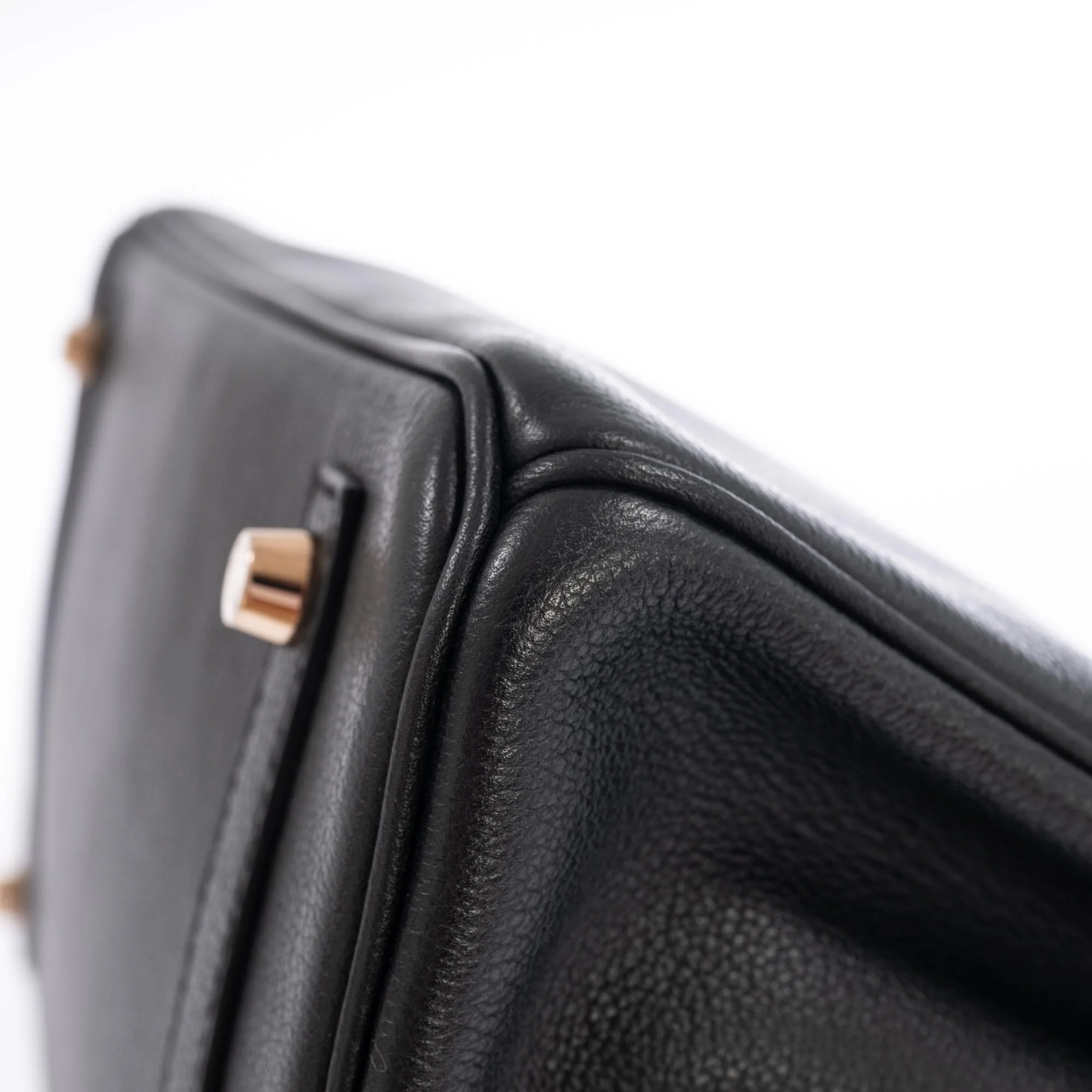 Hermès Birkin 30 Touch Black Shiny Niloticus Crocodile and Novillo Gold Hardware
