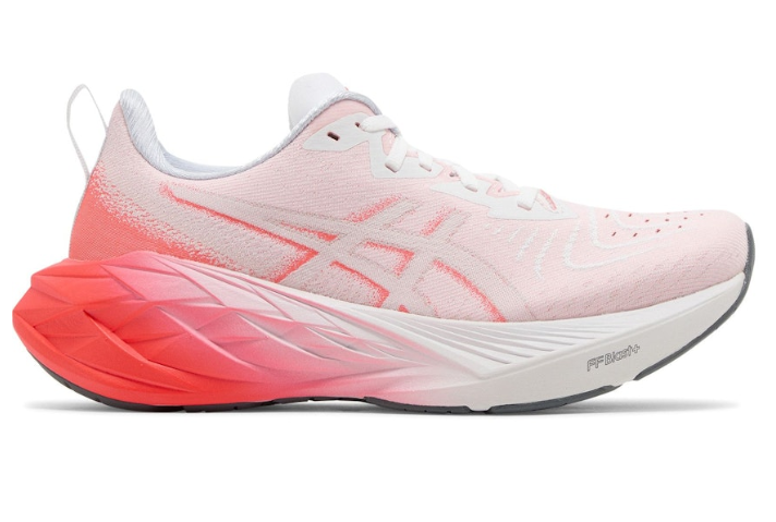 Hakaone Ekiden x ASICS Novablast 4 White Sunrise Red 1011B845-100