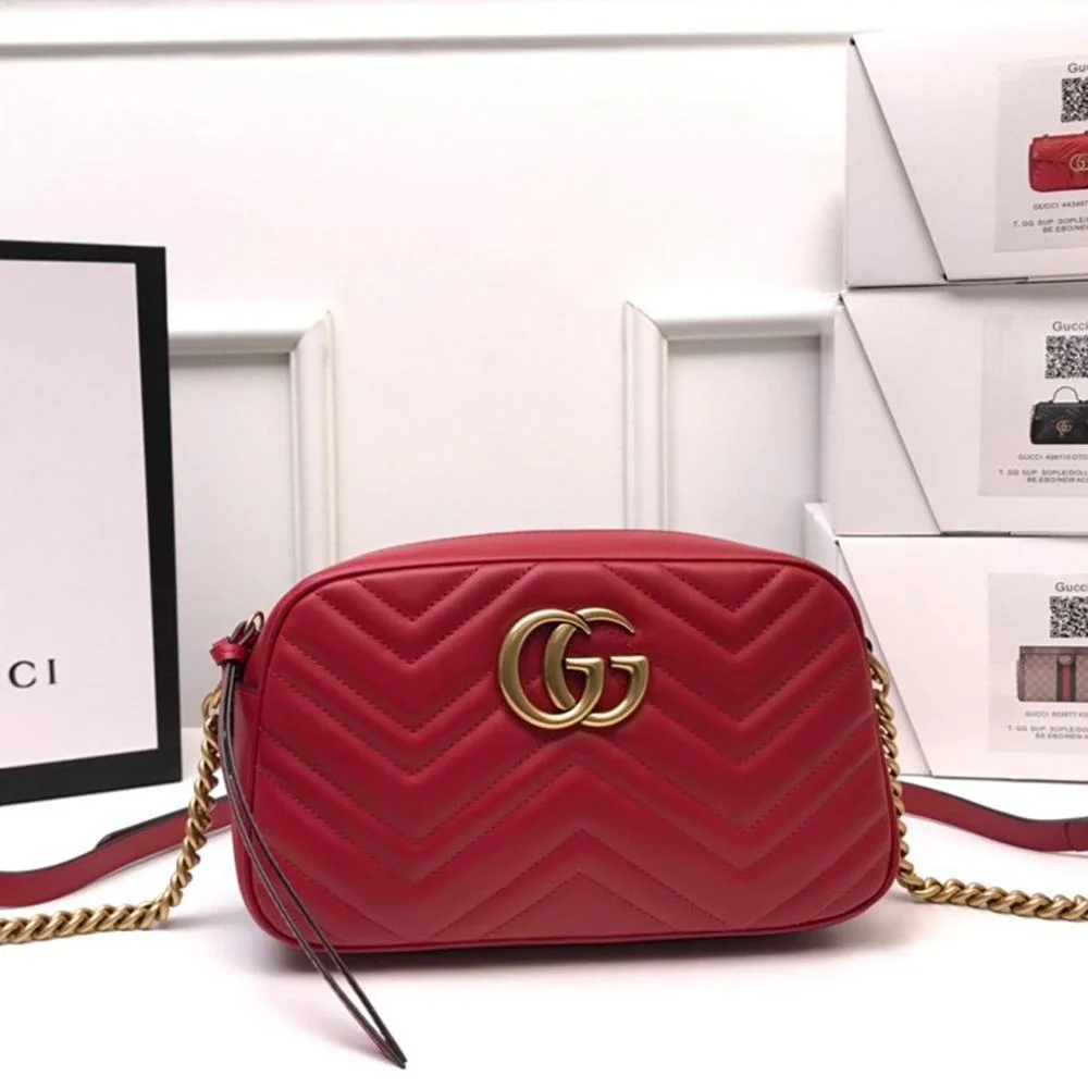 GG Marmont small matelassé shoulder bag