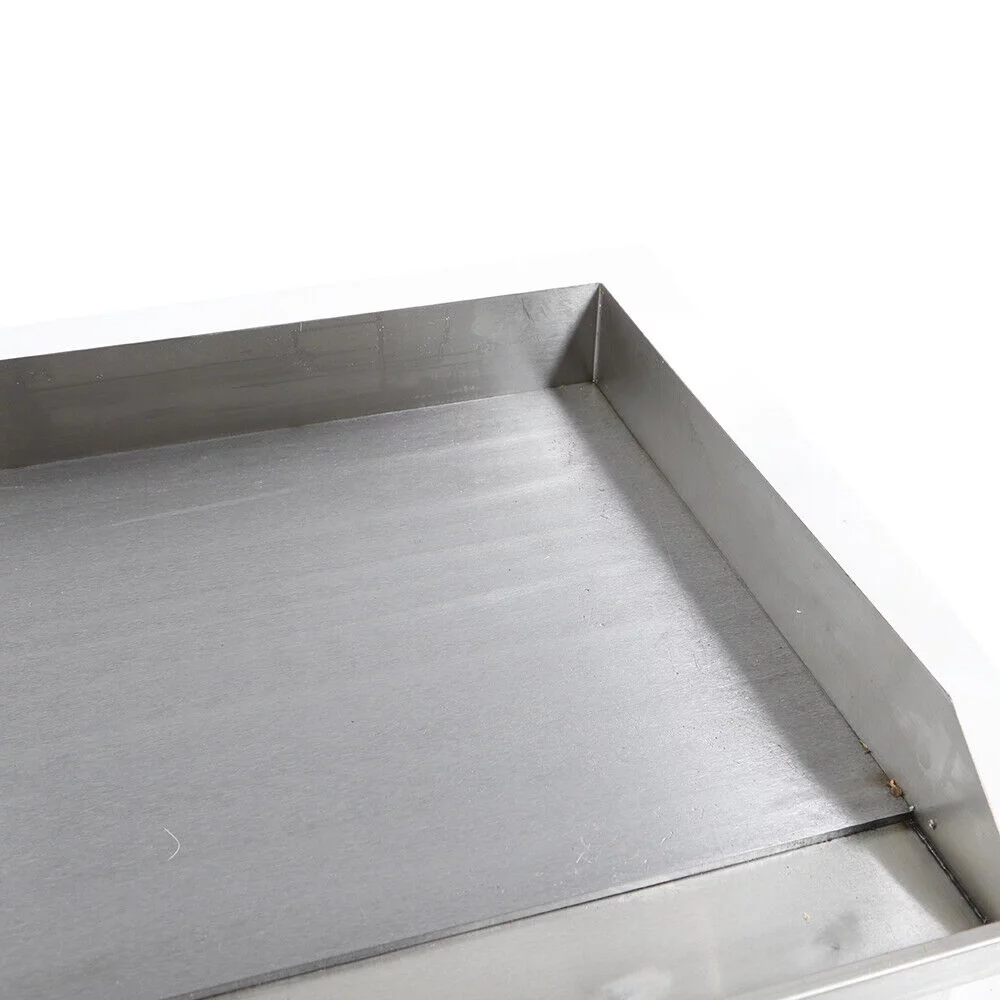 Miumaeov 29inch Commercial Electric Countertop Griddle Stainless Steel Flat Top Grill BBQ Hot Plate 50°C to 300°C Adjustable 4400W 110V