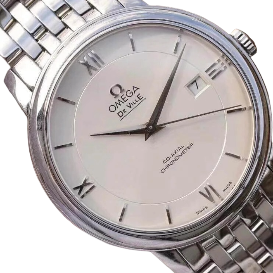 Omega De Ville Prestige White Dial 424.10.37.20.02.001 Precision Clone